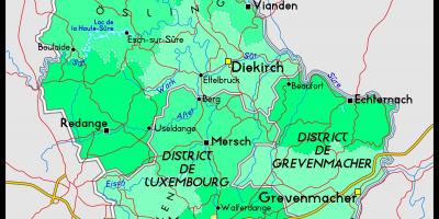 Luksemburg asukoht kaardil