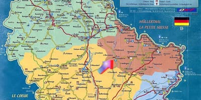 Kaart Luksemburg tourist map vaatamisväärsused
